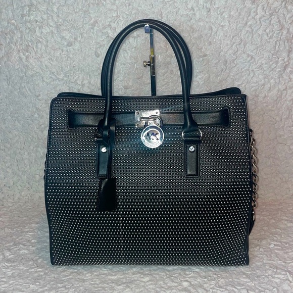 Michael Kors Micro Stud Hamilton Limited Edition Large Tote Bag & Wallet Set - Picture 3 of 17